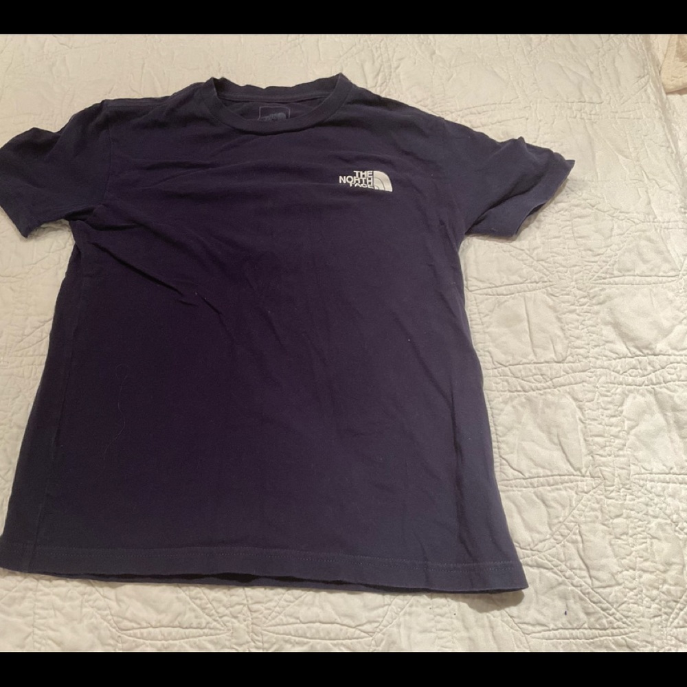VGUC North Face Navy Blue Logo Short Sleeve T-Shirt